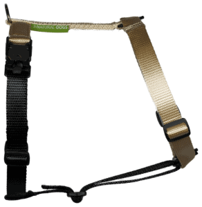 Duo-color tuigje beige-zwart