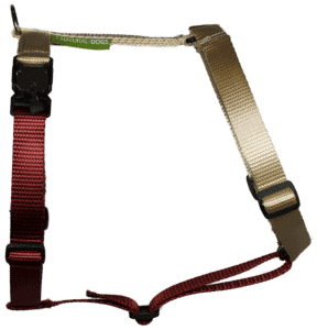 Duo-color tuigje beige-wijnrood