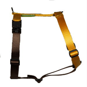 Duo-color tuigje citrusgeel-bruin